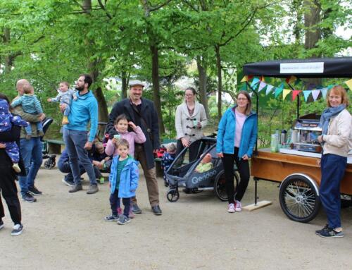 Coffee-Bike – eine mobile Kaffeekirche auf dem Lerchenberg